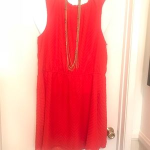 NWT Orange racerback summer dress